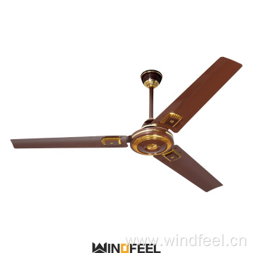 Brown full pure copper motor ceiling fan ghana
